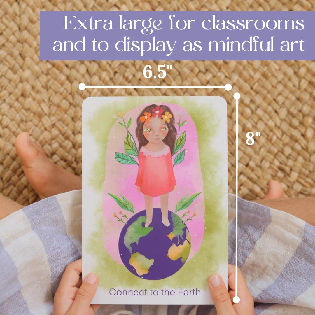 Mindfulness Cards for Kids | 38 XL Cards | Enchanting Stories & Daily Exercises | Mindfulness, Meditation, Affirmation and Self-Discovery