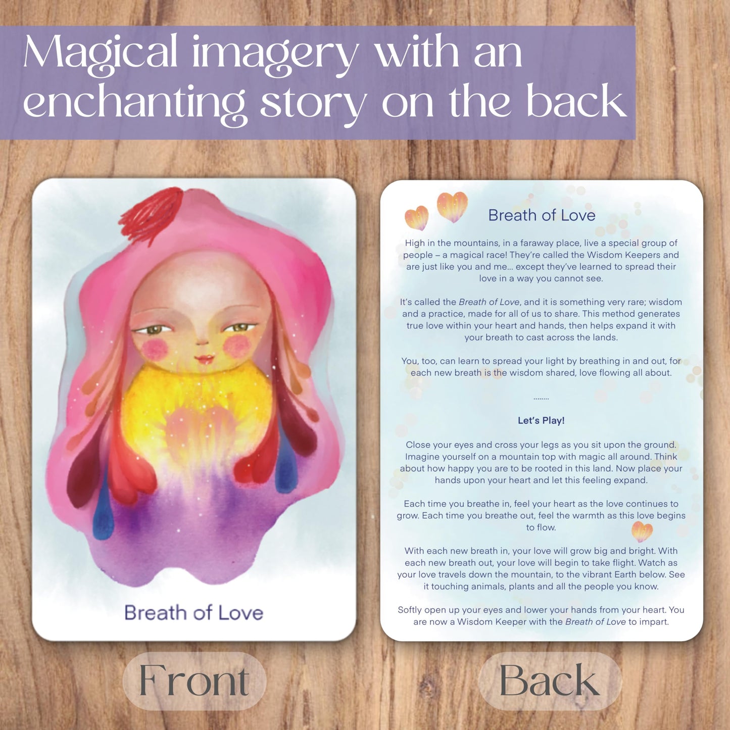 Mindfulness Cards for Kids | 38 XL Cards | Enchanting Stories & Daily Exercises | Mindfulness, Meditation, Affirmation and Self-Discovery